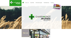 Desktop Screenshot of gartenstadt-apotheke.ch