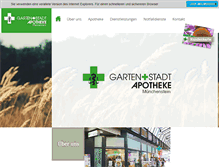 Tablet Screenshot of gartenstadt-apotheke.ch